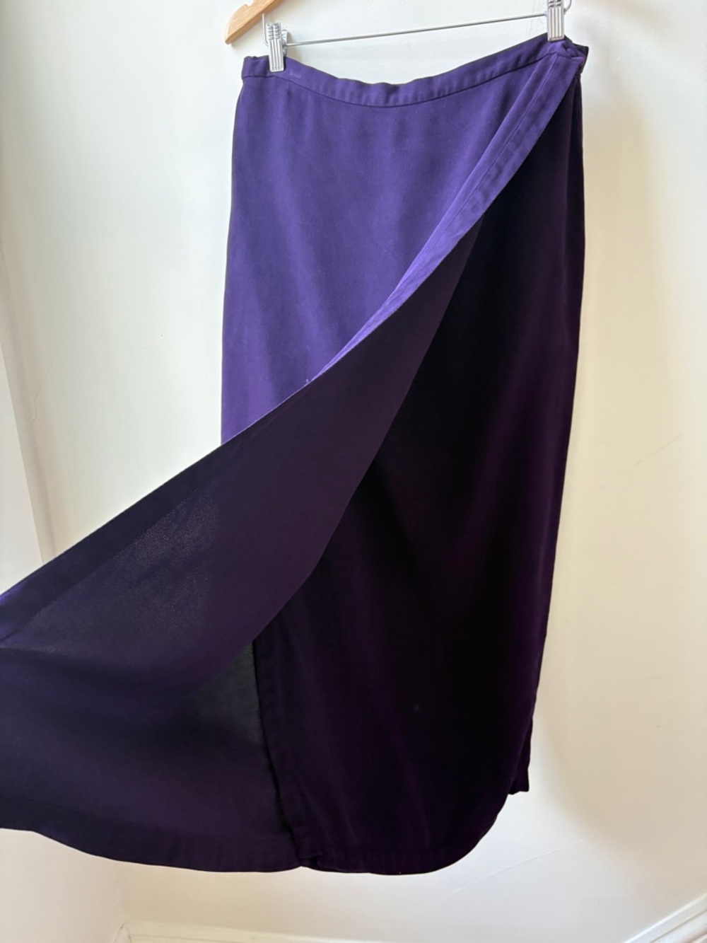 Vintage 90s Elieen Fisher Wool/Silk Skirt - Picture 5 of 14